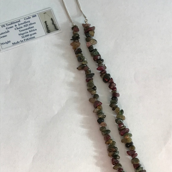Tourmaline, Multicolor Rondelle, Faceted Rondelle, - Picture 5 of 5